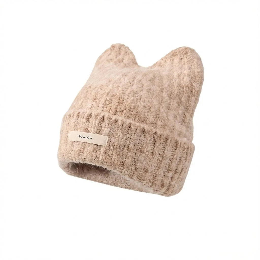Bonnet en Laine Ski — coloris beige