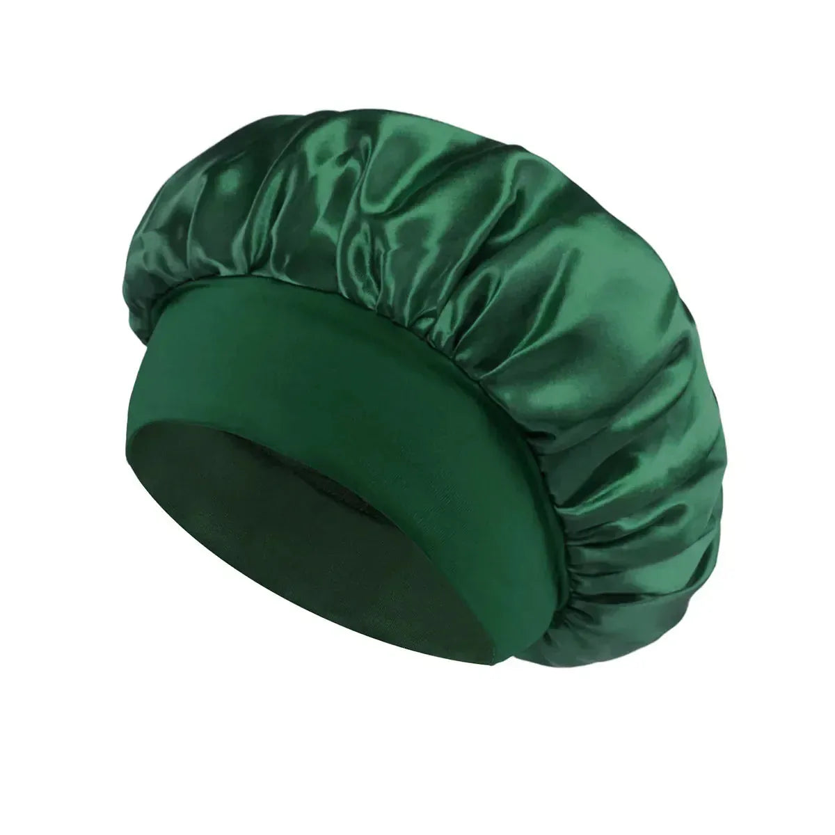 Bonnet Satin de Nuit — coloris vert
