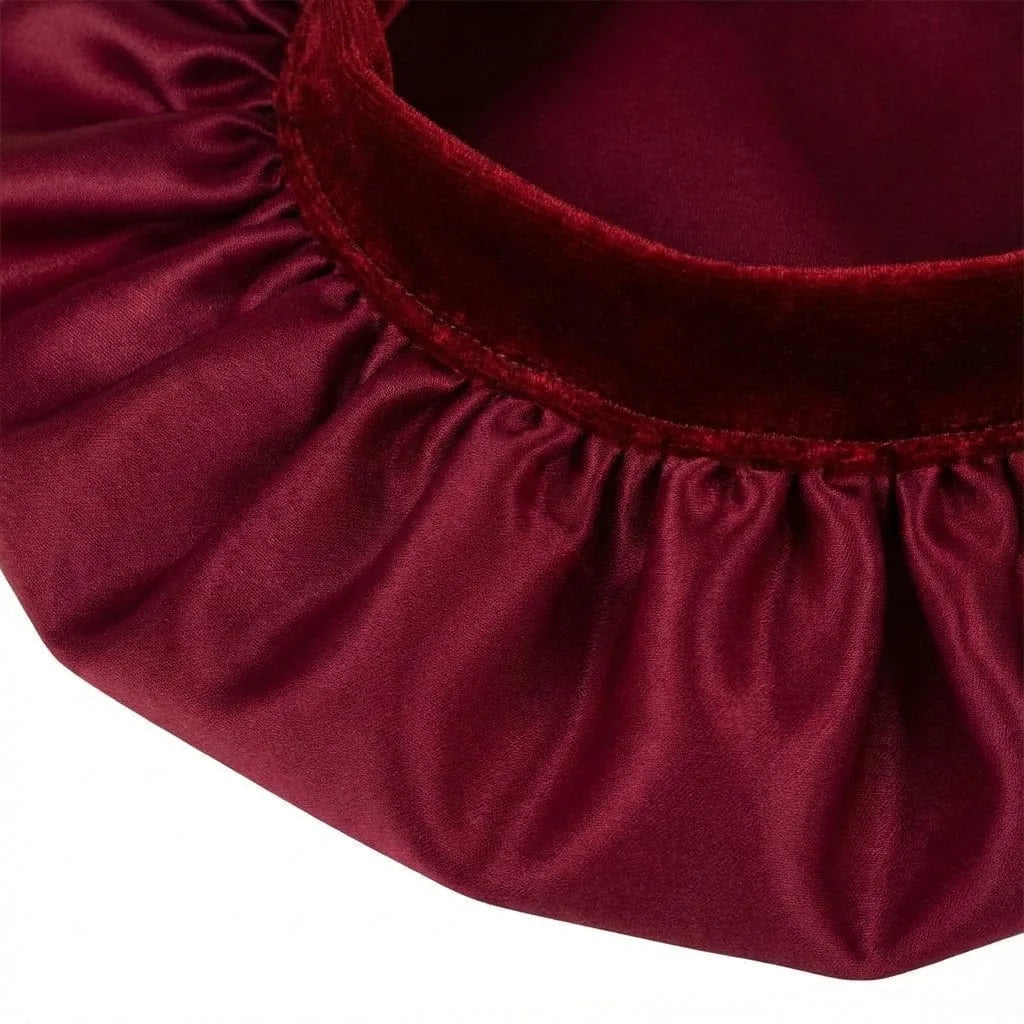 Bonnet Satin Uni, vue de détail
