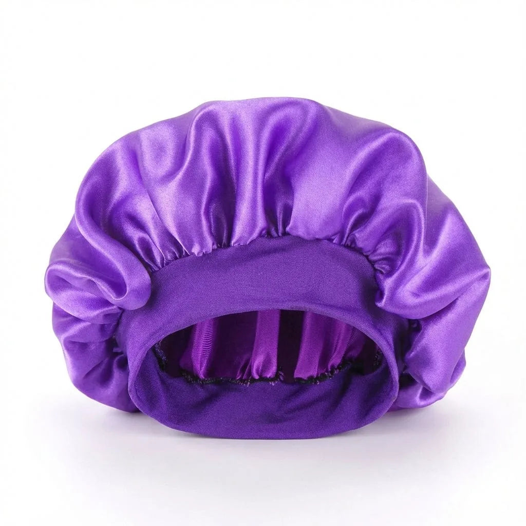 Bonnet Satin Uni — coloris violet
