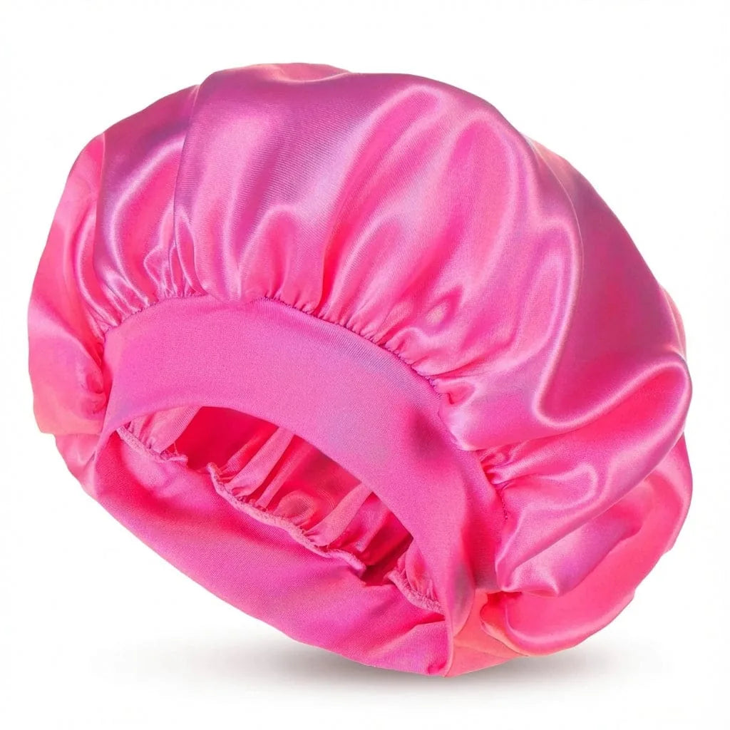 Bonnet Satin Uni — coloris rose