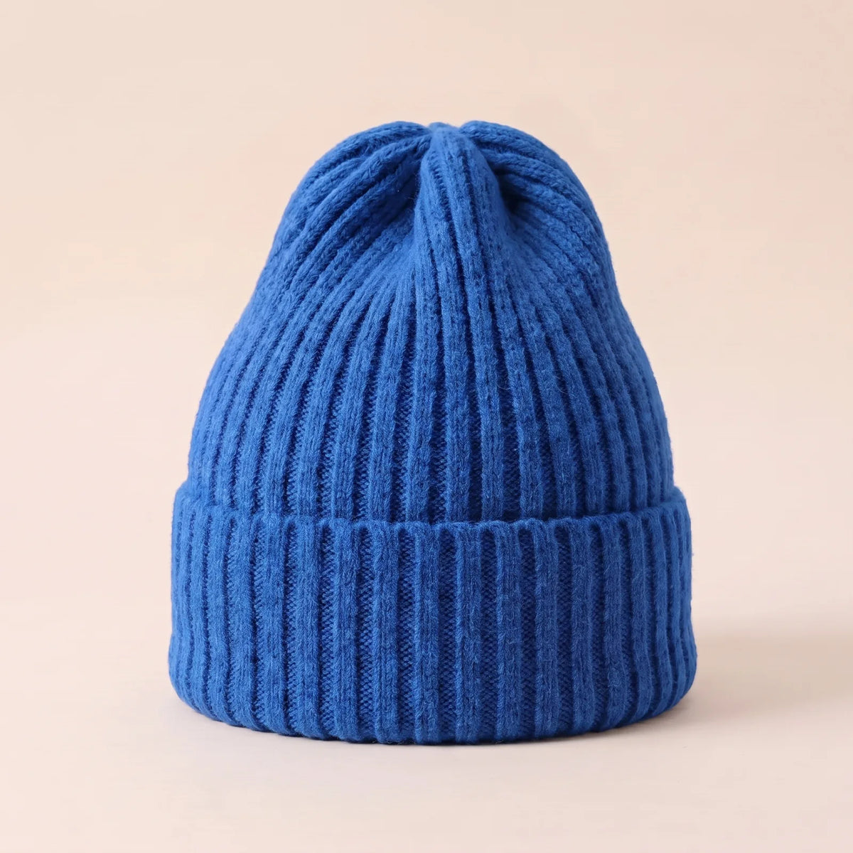 Bonnet Tricoté d'Hiver — coloris bleu