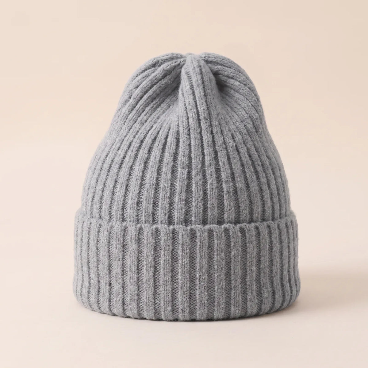 Bonnet Tricoté d'Hiver — coloris gris