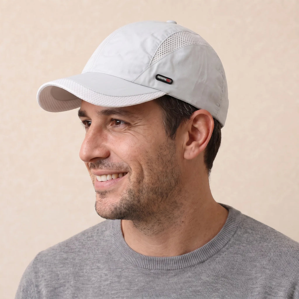Casquette à Séchage Rapide, vue de trois-quarts