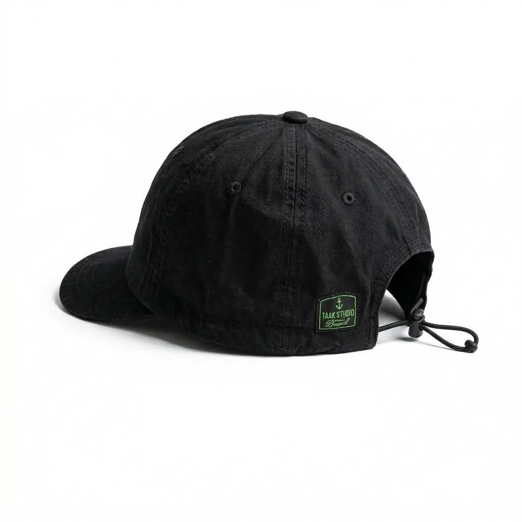Casquette Américaine Vintage — coloris noir