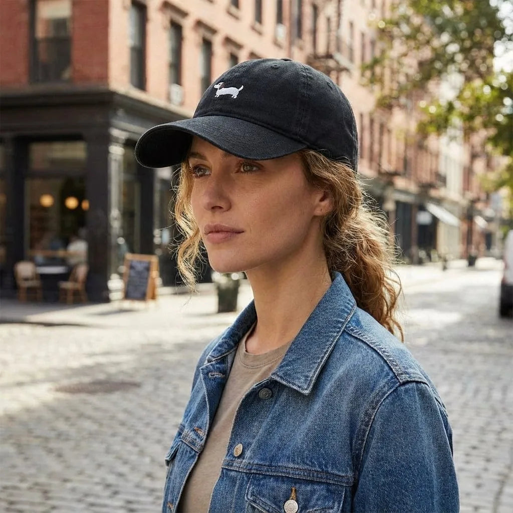 Casquette Baseball Brodée, porté