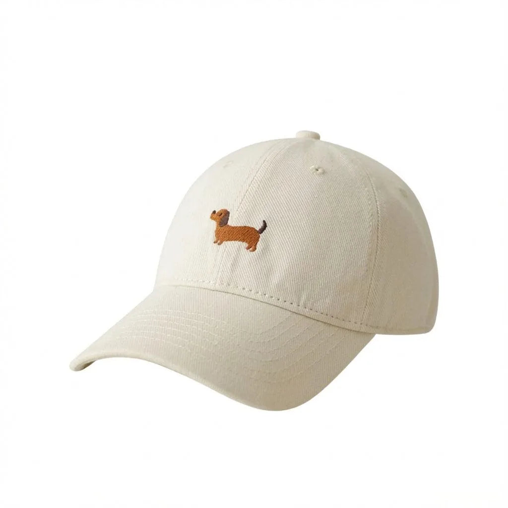 Casquette Baseball Brodée — coloris blanc