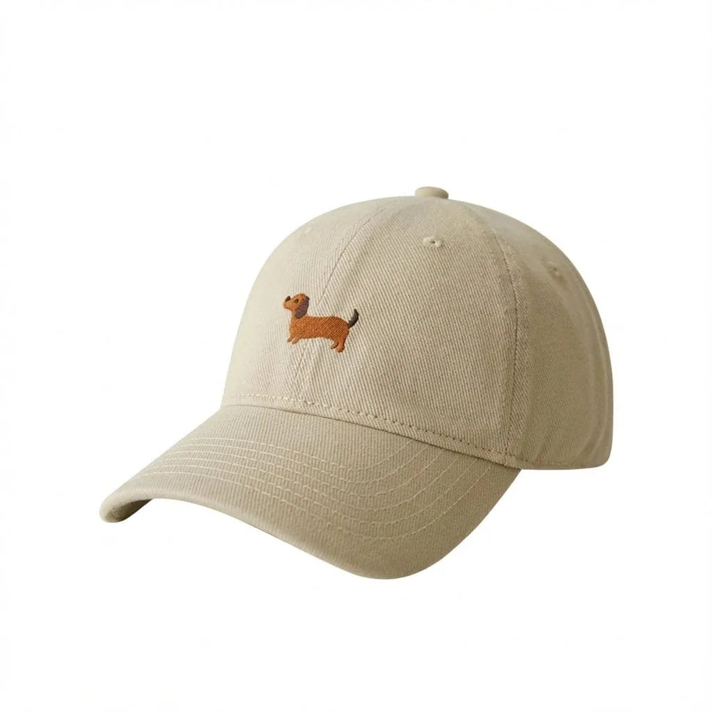 Casquette Baseball Brodée — coloris beige
