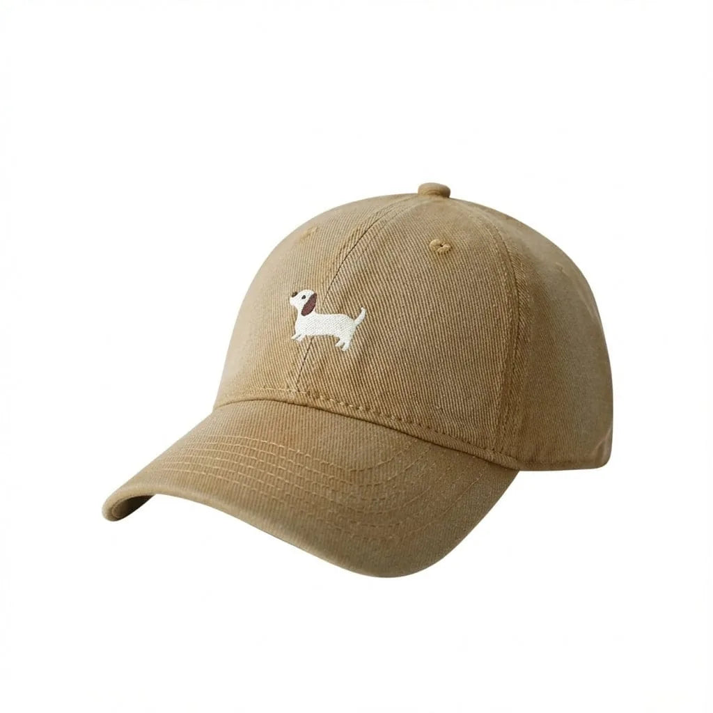Casquette Baseball Brodée — coloris kaki