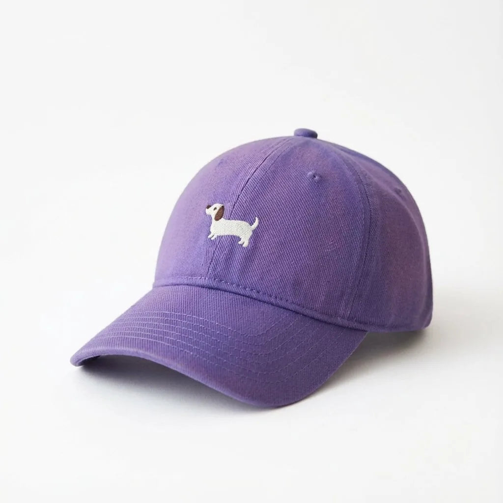 Casquette Baseball Brodée — coloris violet