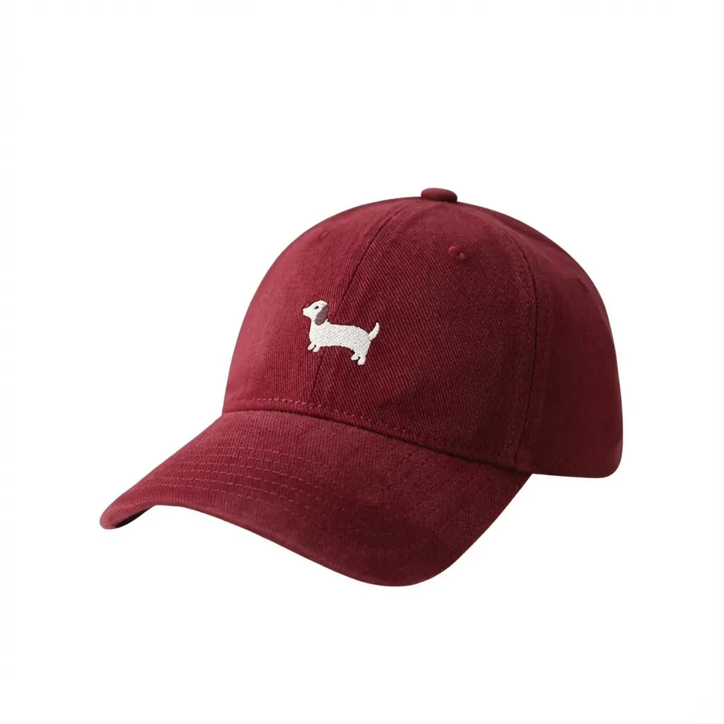 Casquette Baseball Brodée — coloris rouge
