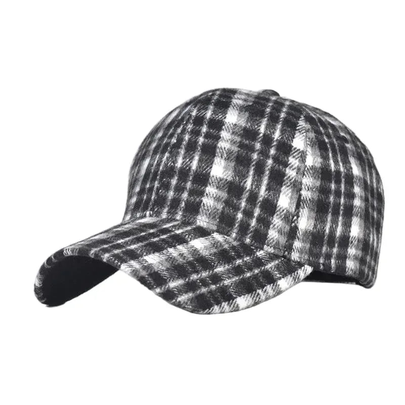 Casquette Baseball Carreau — coloris noir