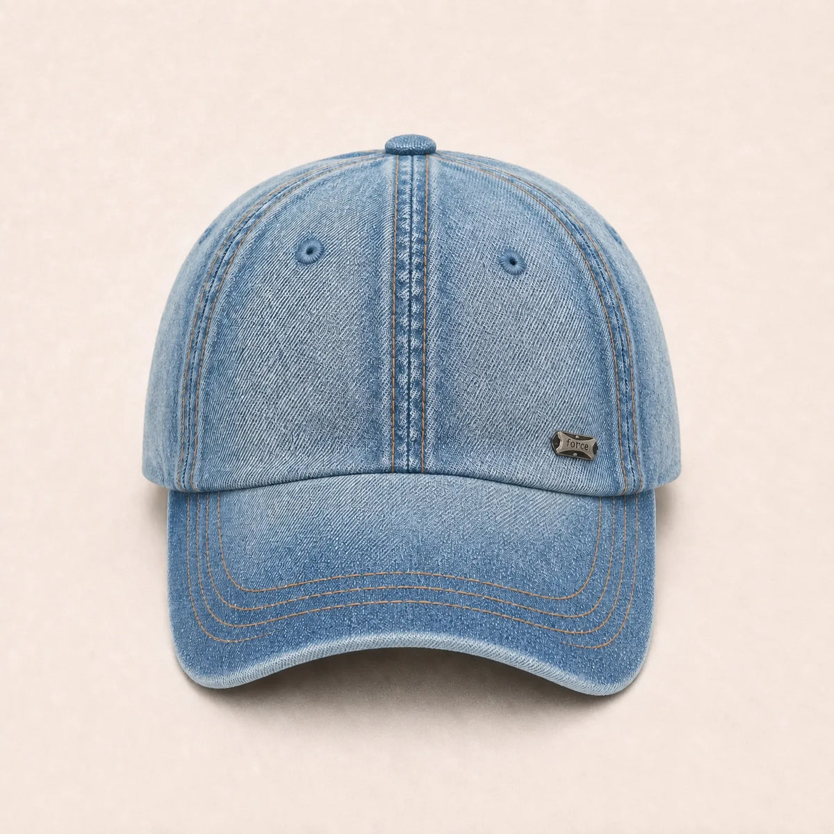 Casquette Baseball Coton Jean — coloris bleu