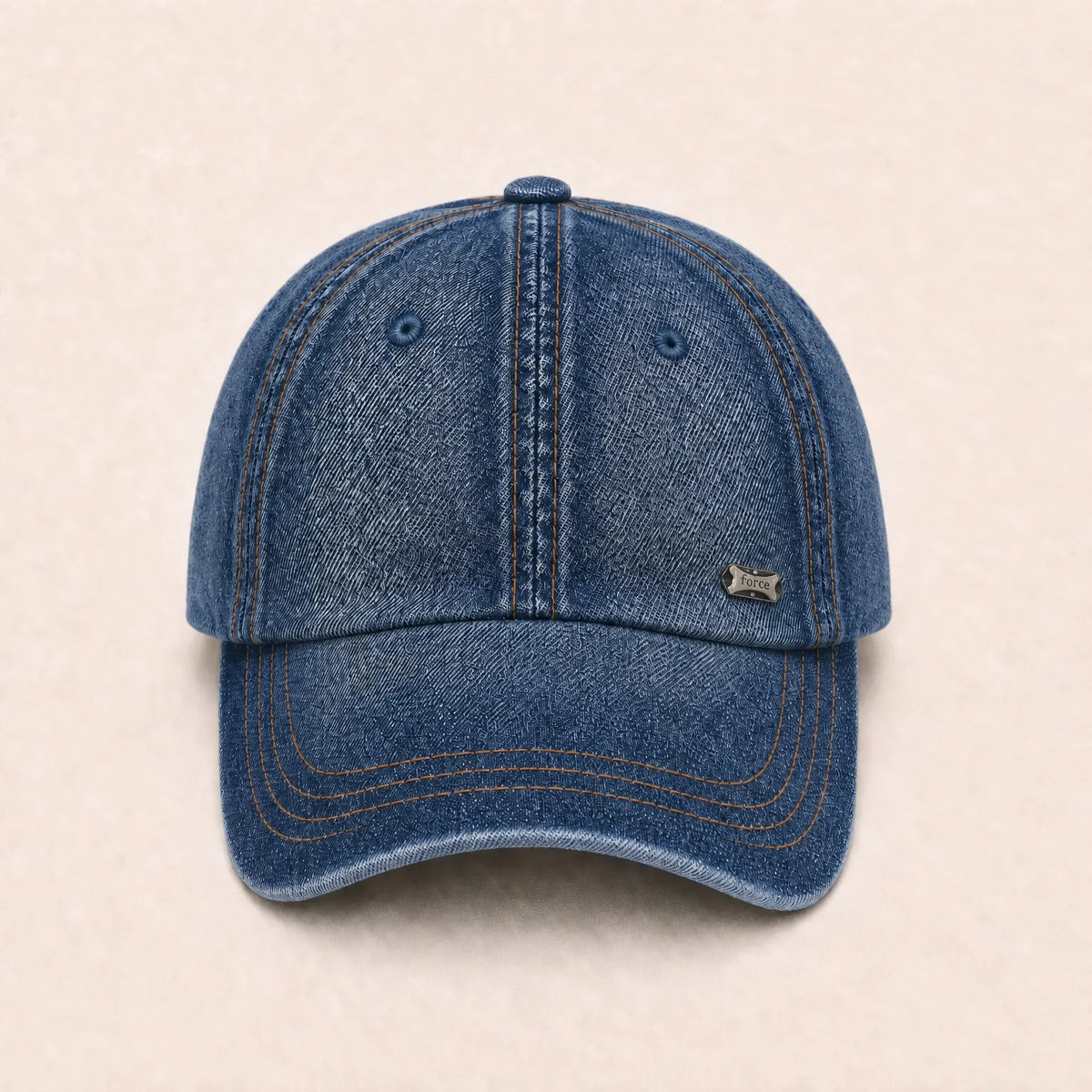 Casquette Baseball Coton Jean — coloris bleu