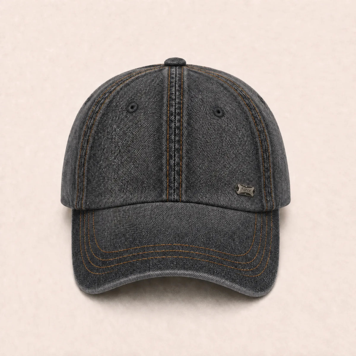Casquette Baseball Coton Jean — coloris noir