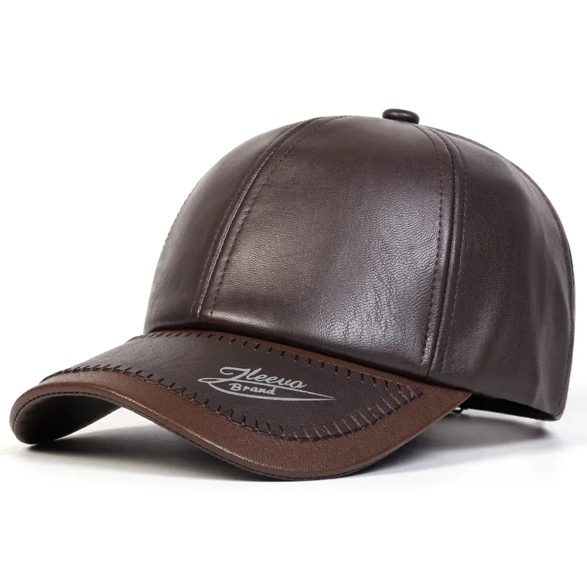 Casquette Baseball Cuir — coloris brun