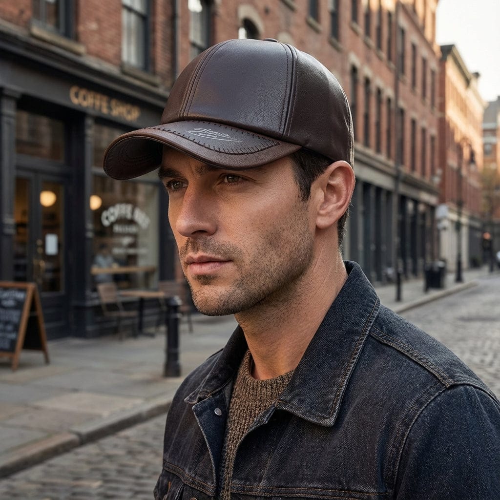 Casquette Baseball Cuir