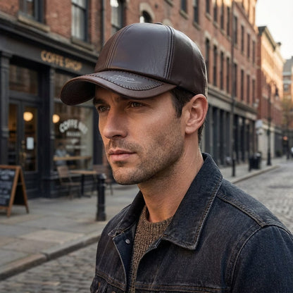 Casquette Baseball Cuir