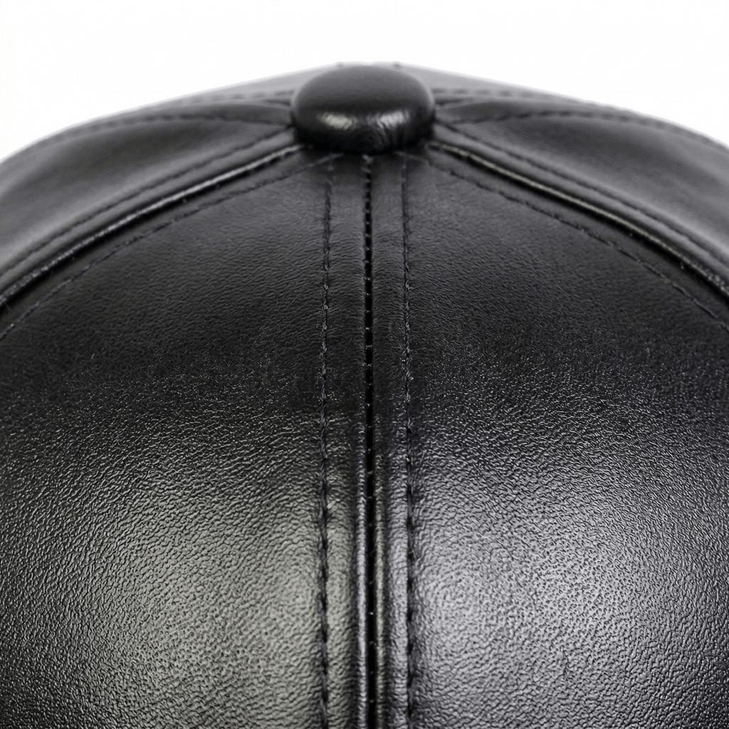 Casquette Baseball Cuir Homme