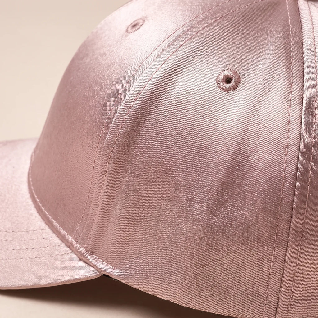 Casquette Baseball en Satin, vue de détail