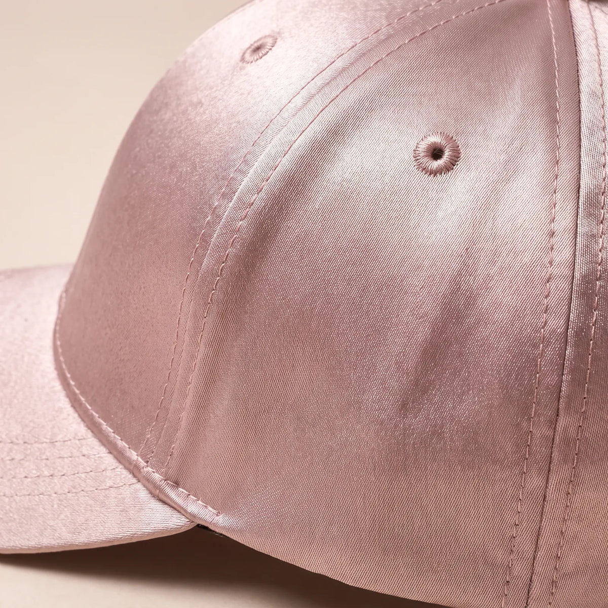 Casquette Baseball en Satin, vue de détail