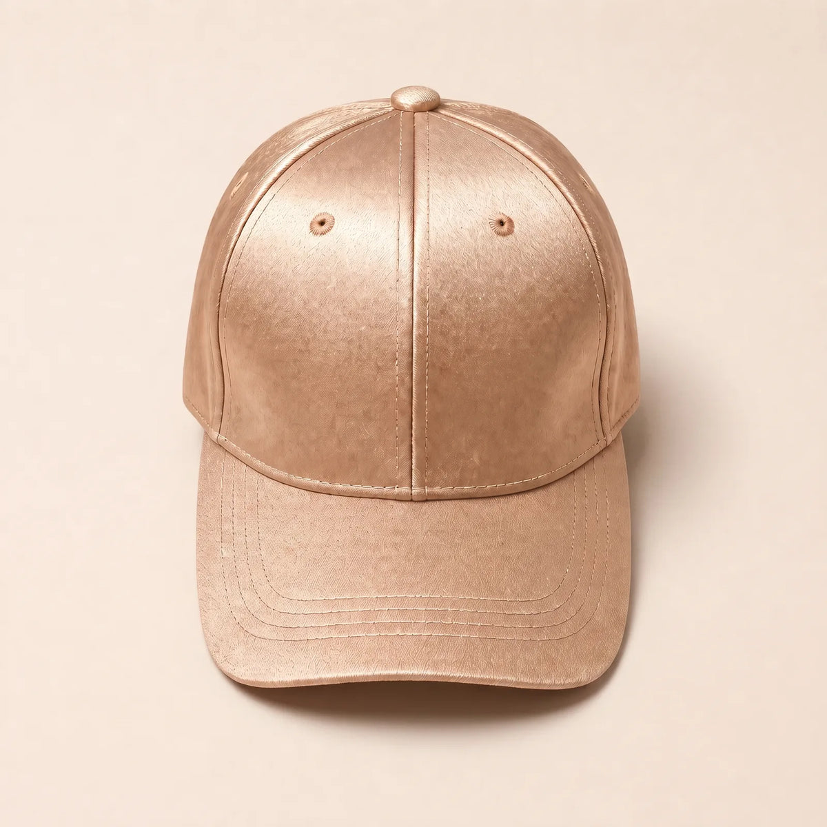 Casquette Baseball en Satin — coloris orange
