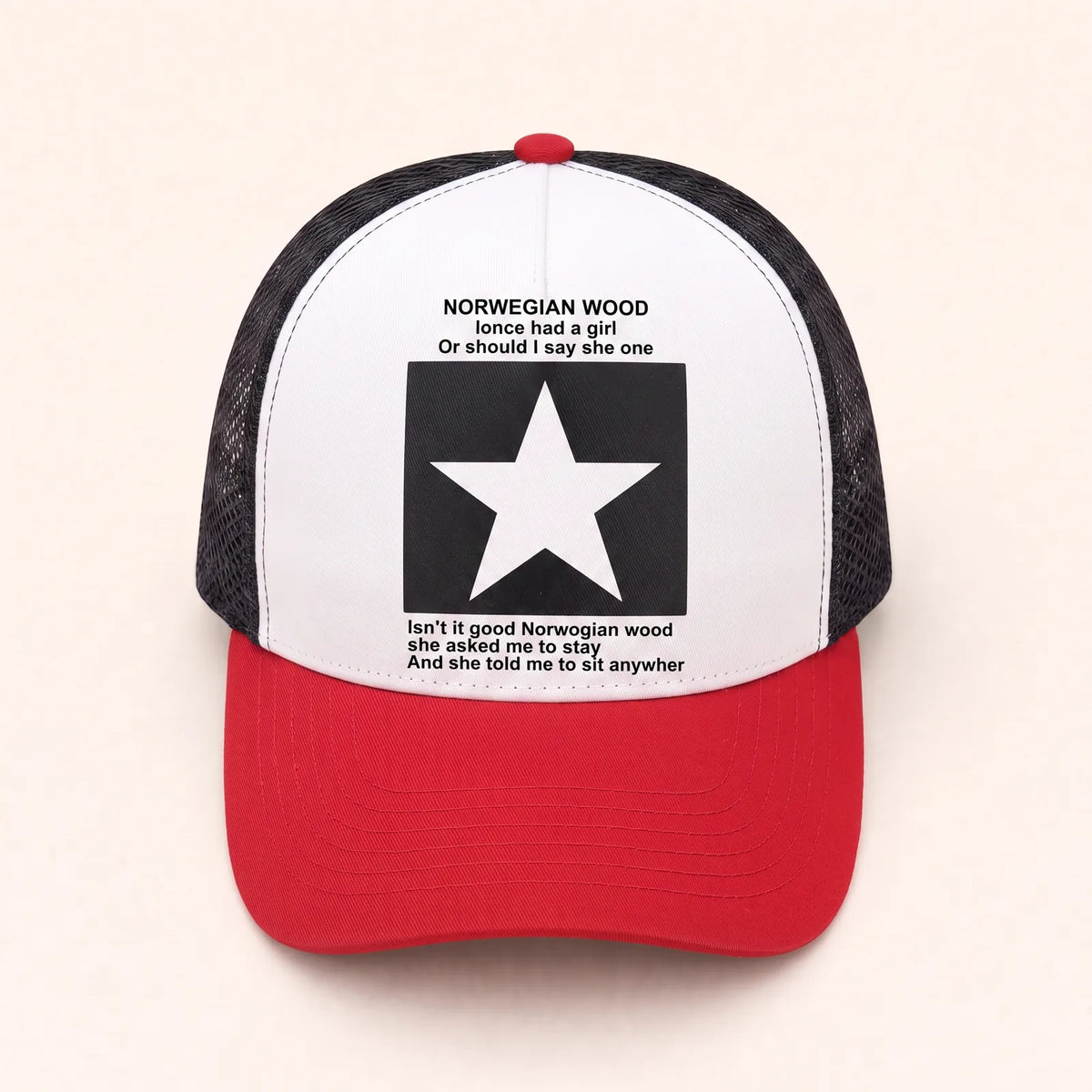 Casquette Baseball Hip Hop — coloris blanc