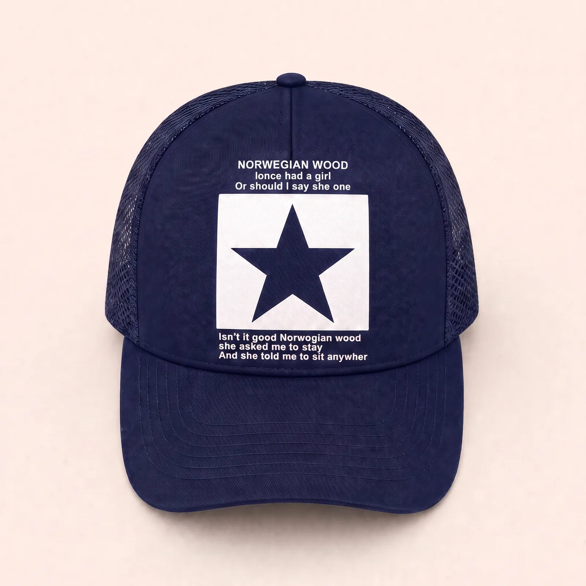 Casquette Baseball Hip Hop — coloris bleu