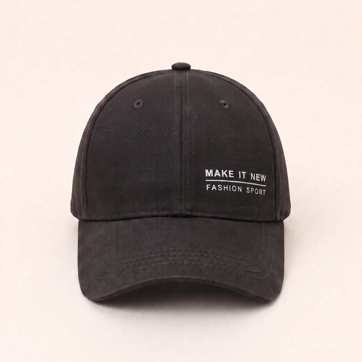 Casquette Baseball Homme en Coton — coloris gris