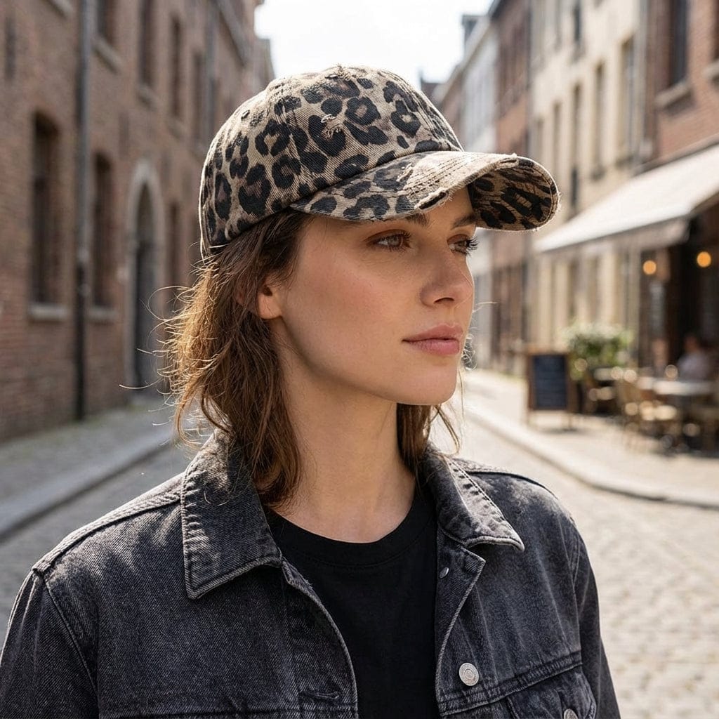 Casquette Baseball Leopard Image