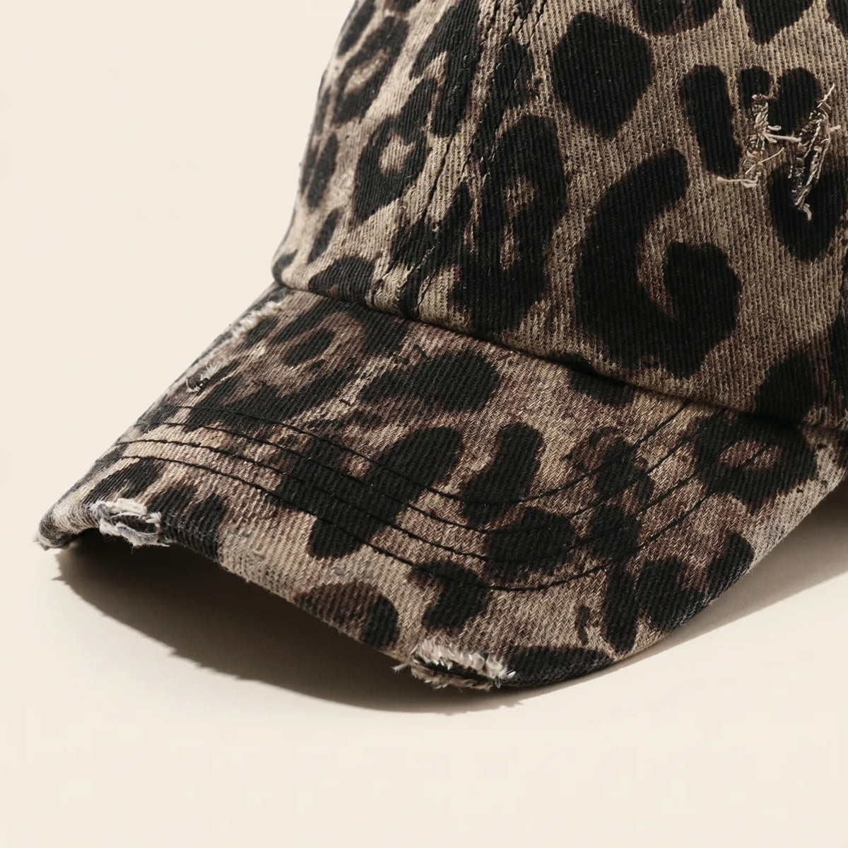 Casquette Baseball Léopard, vue de détail