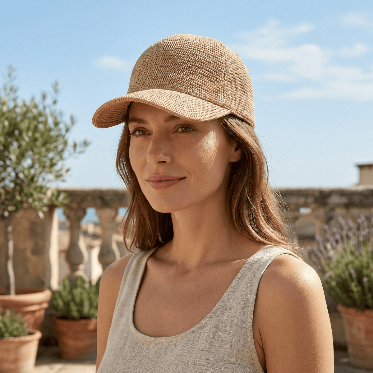 Casquette Baseball Paille