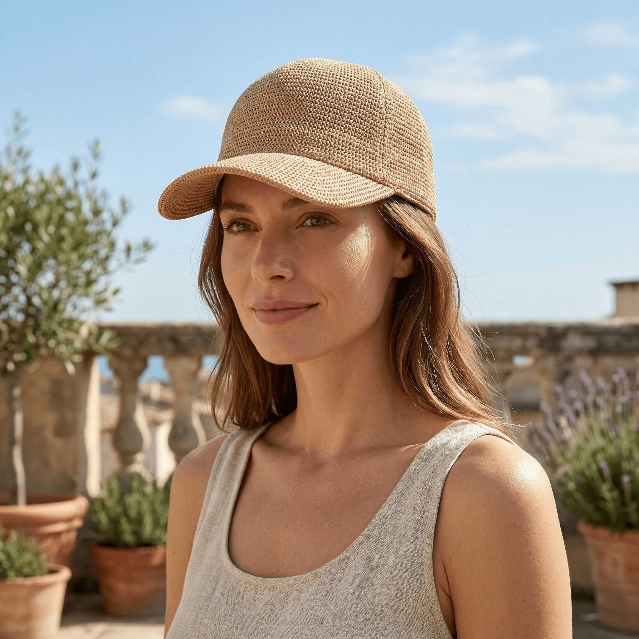 Casquette Baseball Paille Image