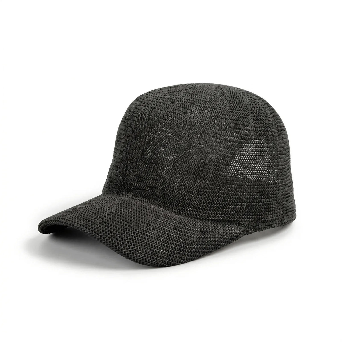 Casquette Baseball Paille — coloris noir