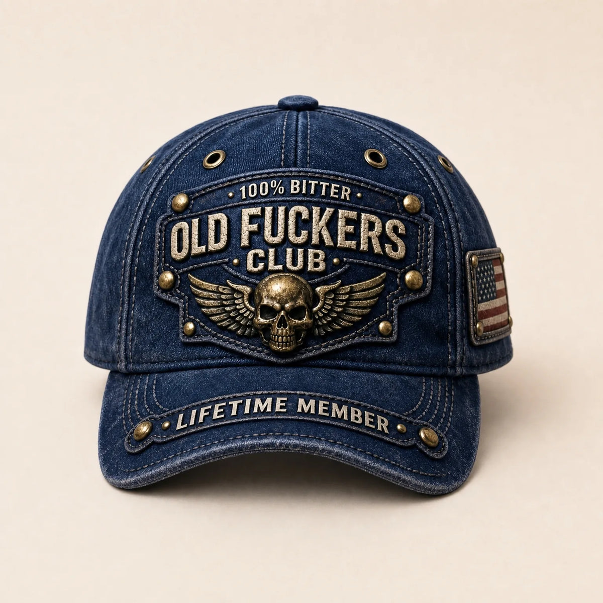 Casquette Baseball Style Rock — coloris bleu