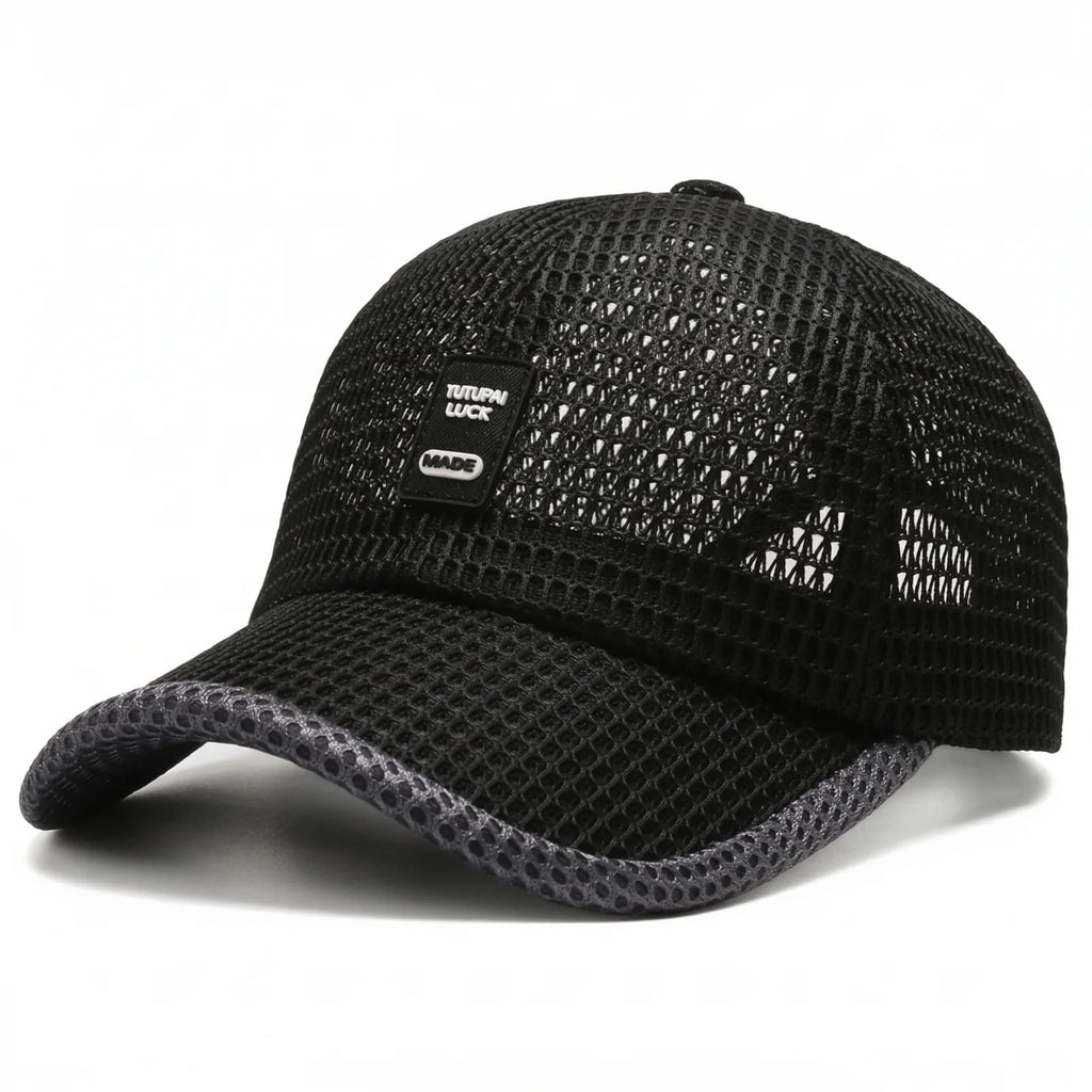 Casquette Baseball Trail Filet — coloris noir