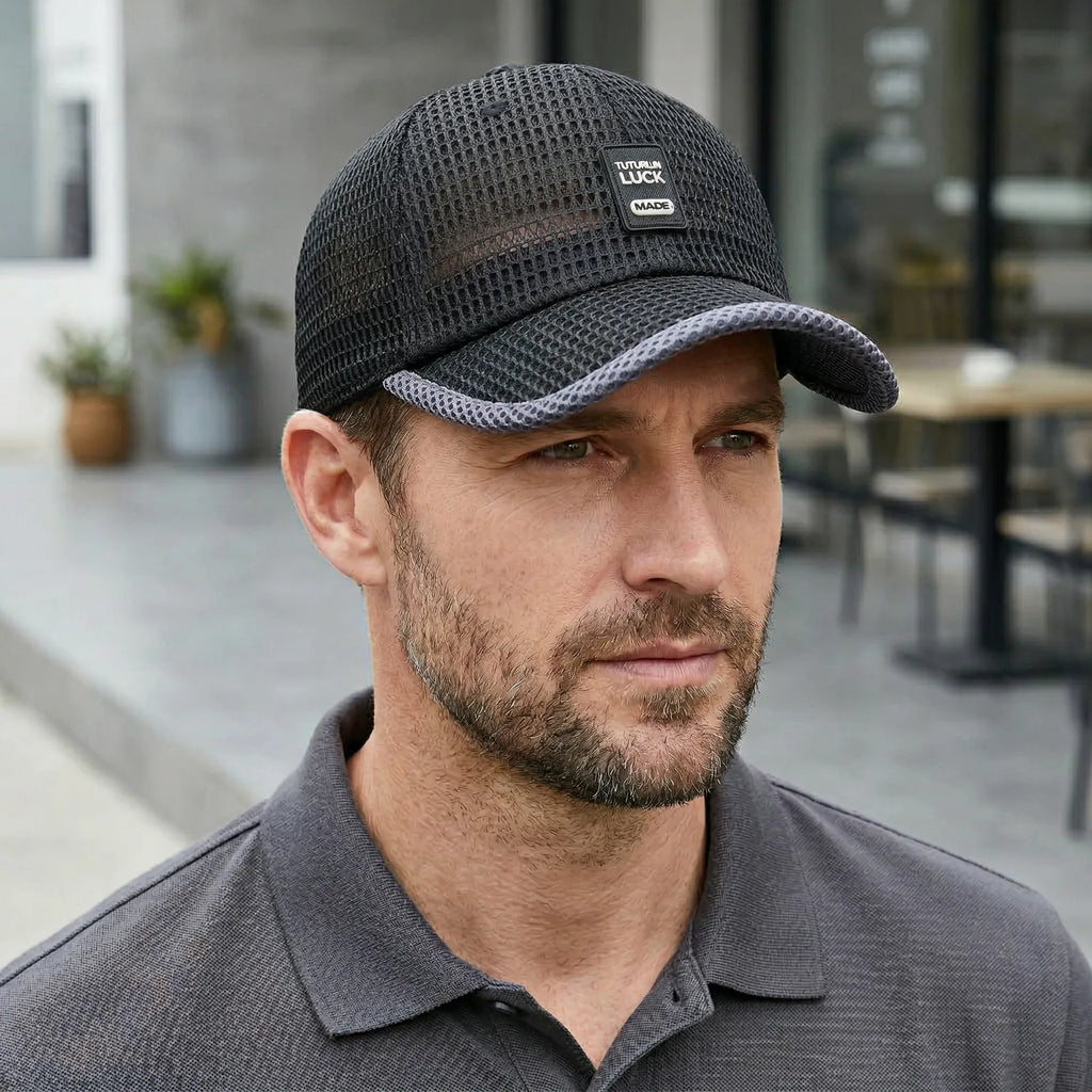 Casquette Baseball Trail Filet, porté
