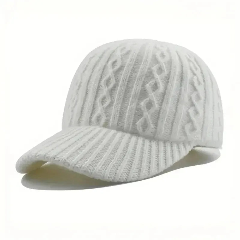 Casquette Baseball Tricot — coloris blanc