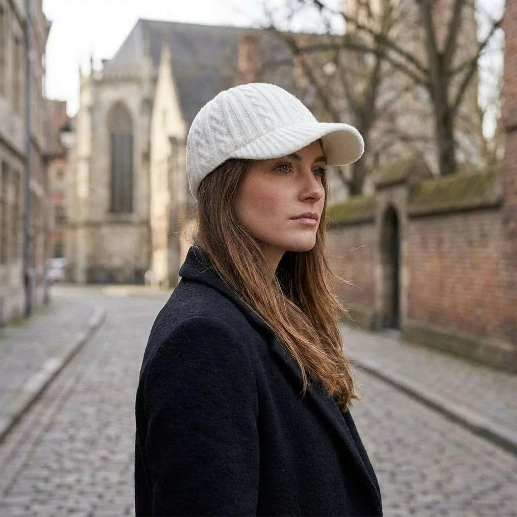 Casquette Baseball Tricot, porté