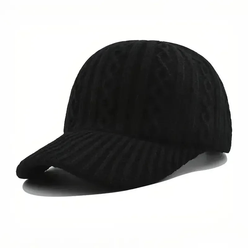 Casquette Baseball Tricot — coloris noir