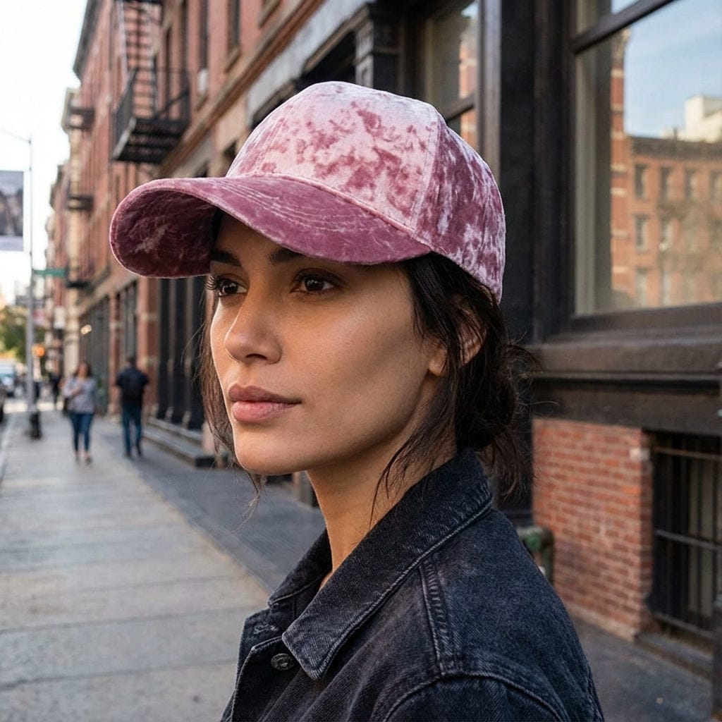 Casquette Baseball Velours