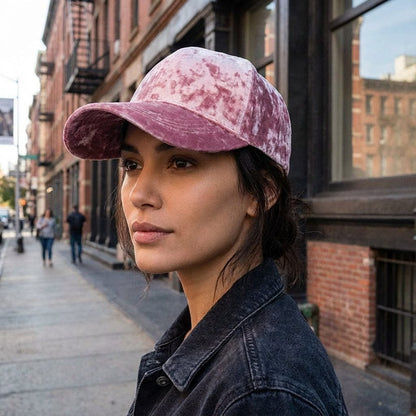 Casquette Baseball Velours