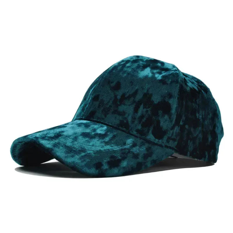 Casquette Baseball Velours — coloris vert