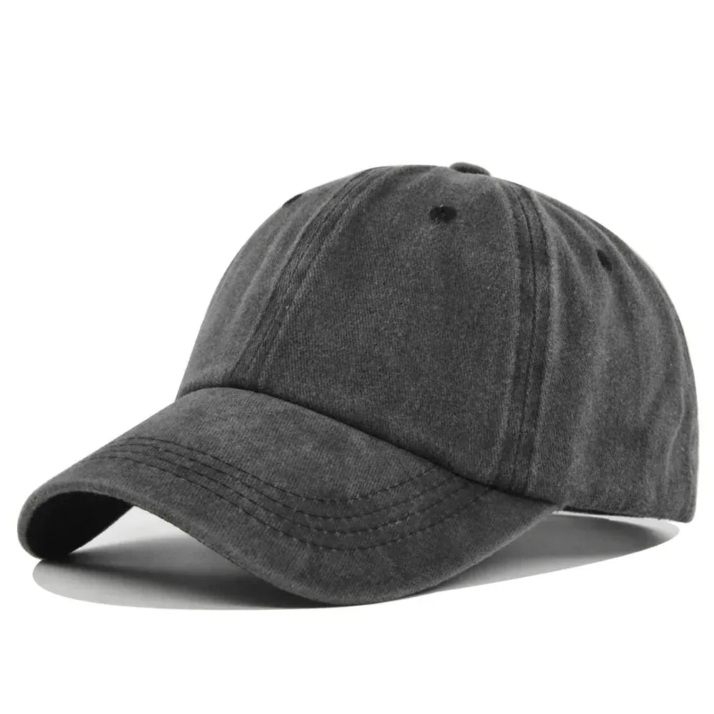 Casquette Baseball Vintage — coloris noir