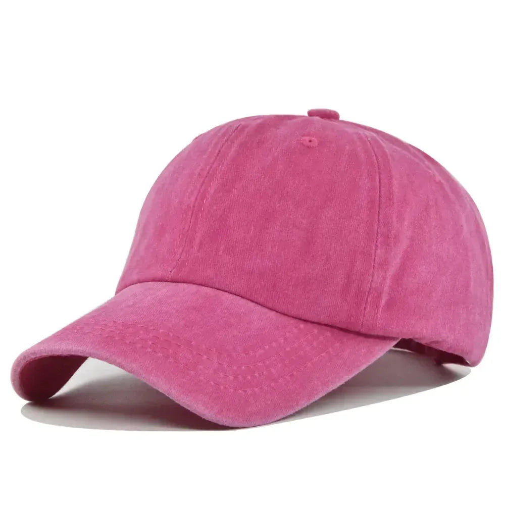 Casquette Baseball Vintage — coloris rose