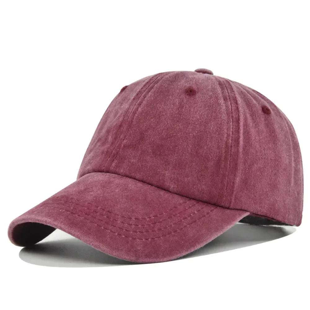 Casquette Baseball Vintage — coloris rouge