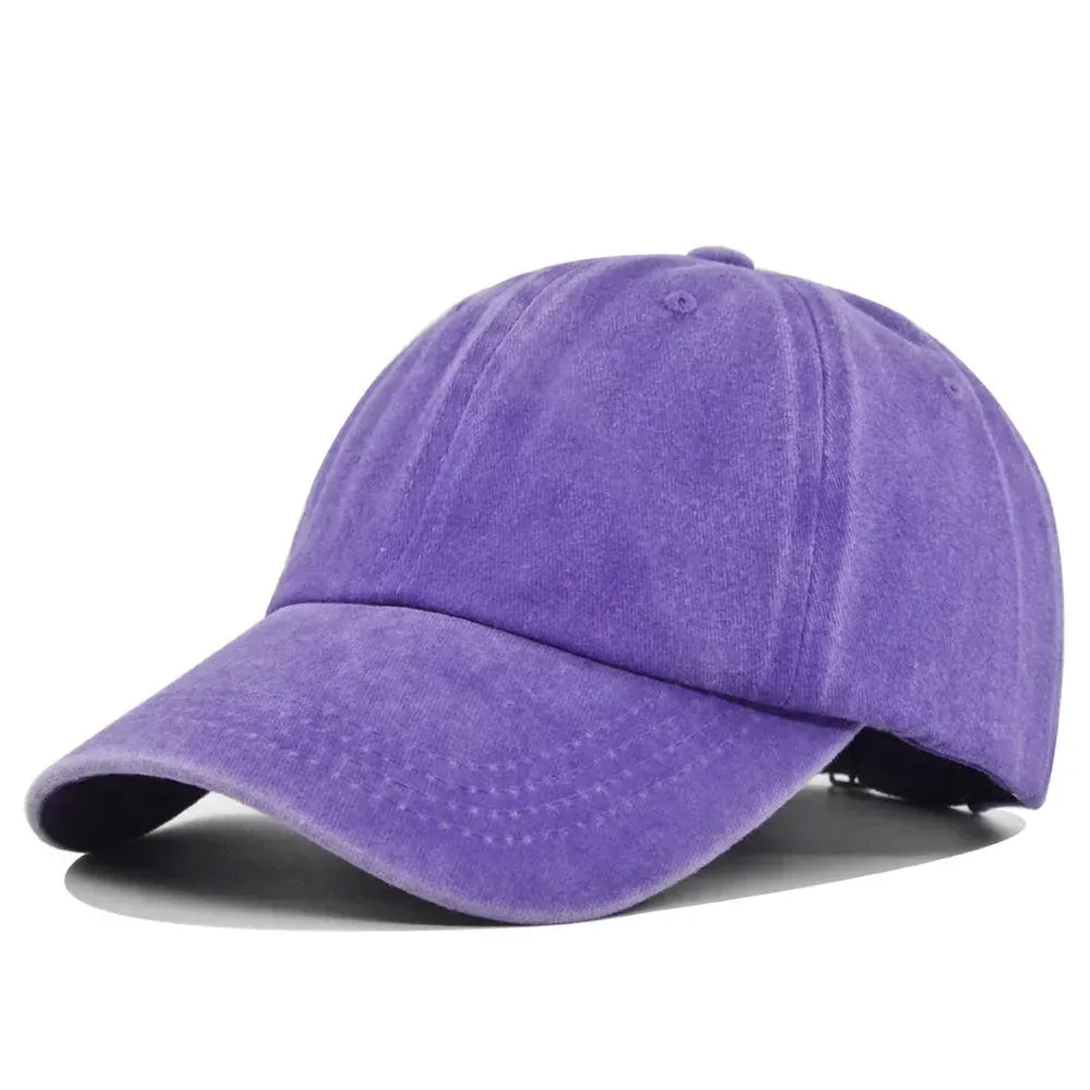 Casquette Baseball Vintage — coloris violet