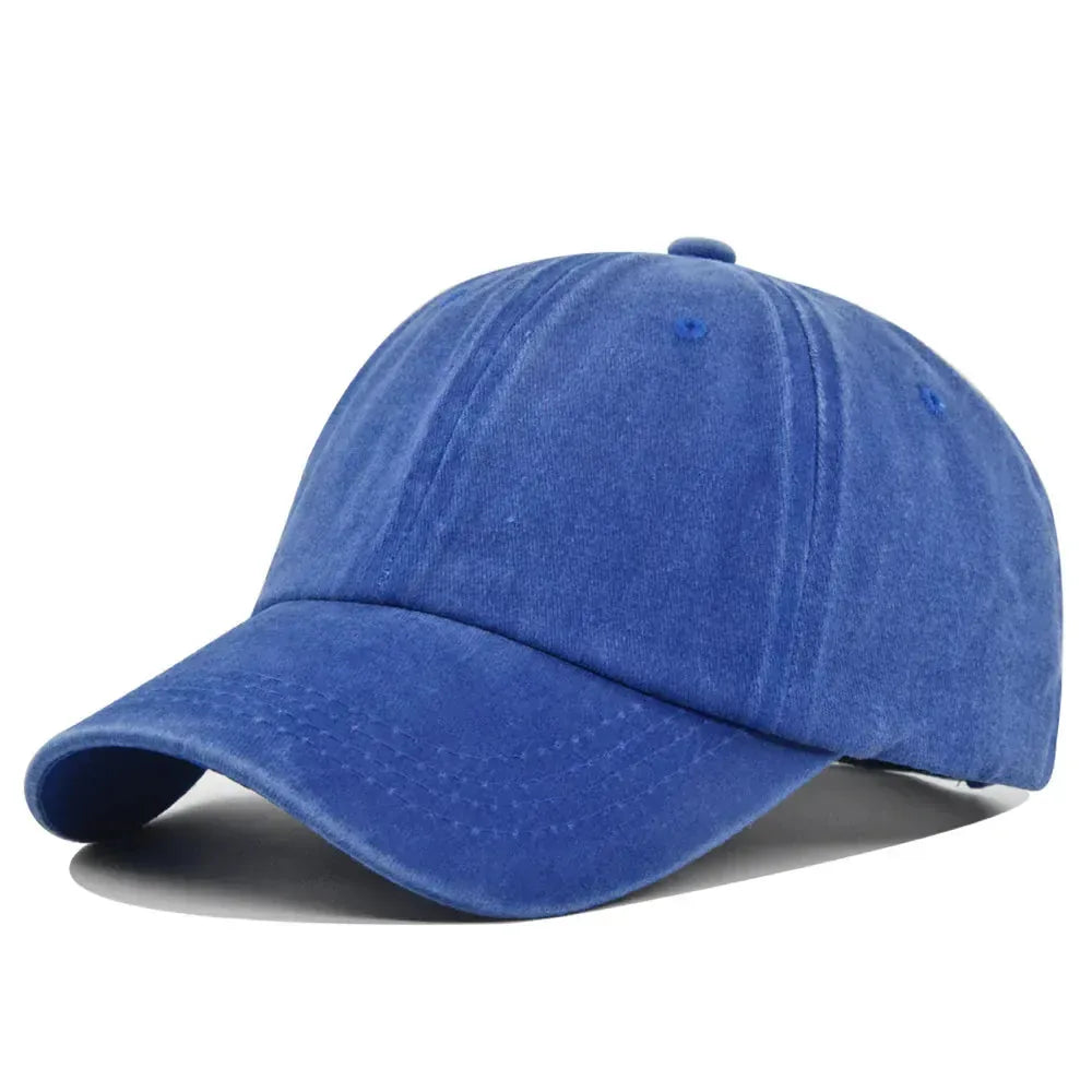 Casquette Baseball Vintage — coloris bleu
