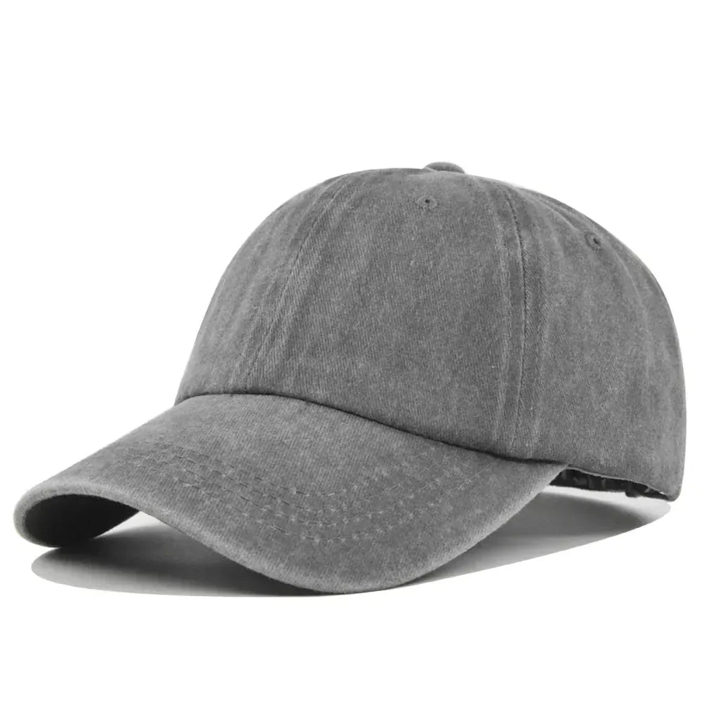 Casquette Baseball Vintage — coloris gris