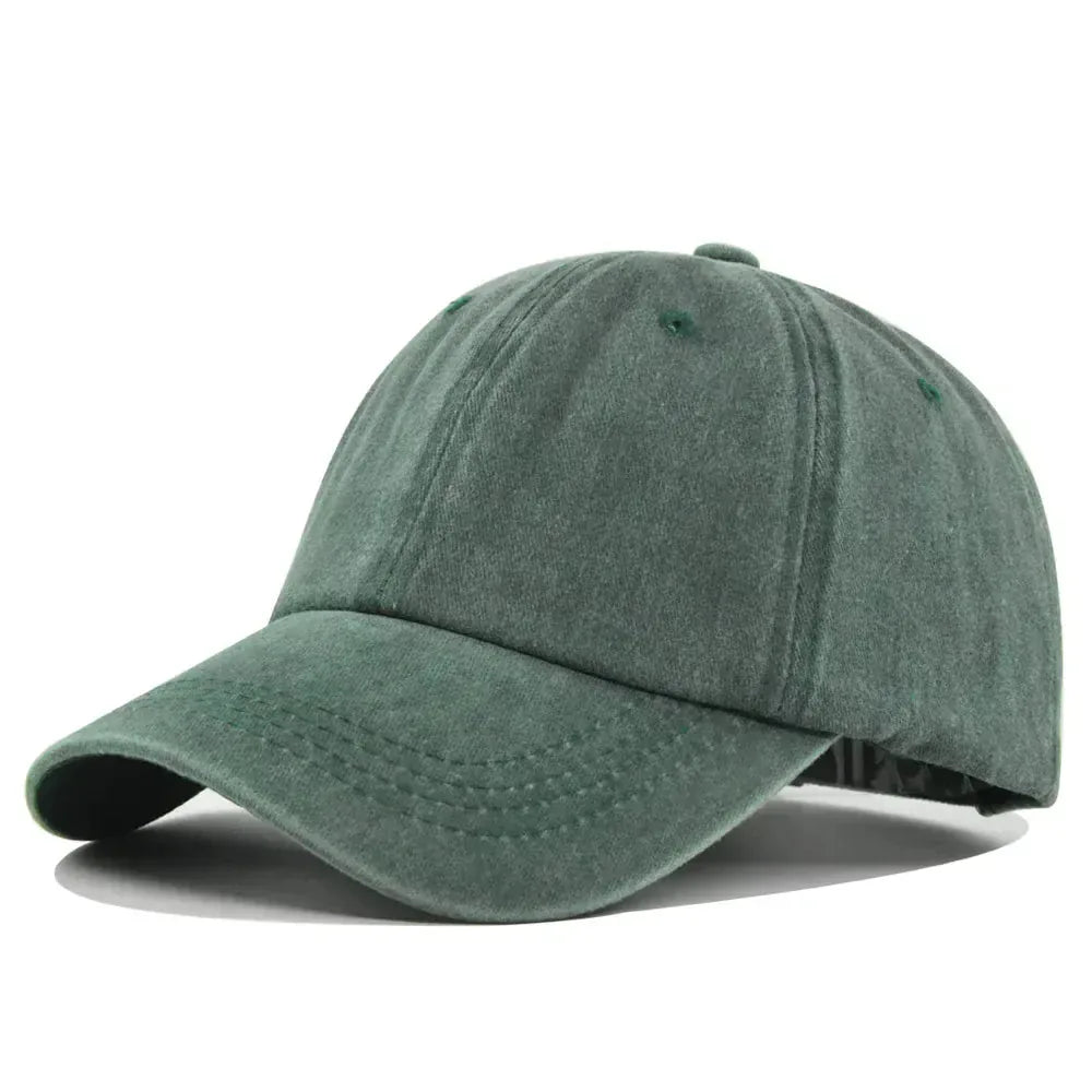 Casquette Baseball Vintage — coloris vert